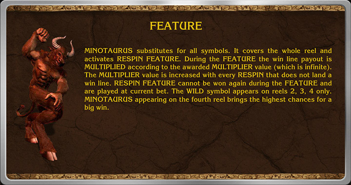 Дикий символ слота Minotaurus